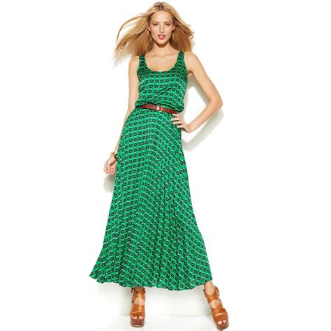 michael kors green gown